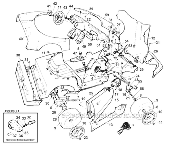 Part Location Diagram of 80009-0085 Power Wheels Axle Bushing